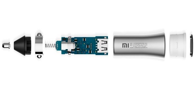 Xiaomi Mi Car Charger Pro (серебро) фото 1